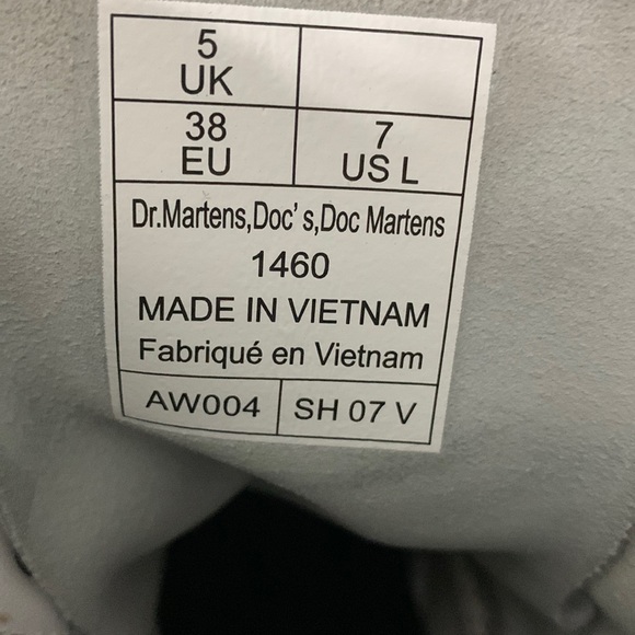 New Dr. Martens Zavala T Lamper Combat Boot doc’s womens size 7 men’s 6 - Picture 3 of 4